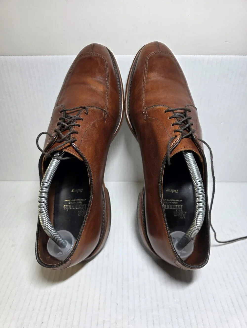 Allen Edmonds Delray Blucher Mens Dress Shoes Split Toe Size 9DDark Chili